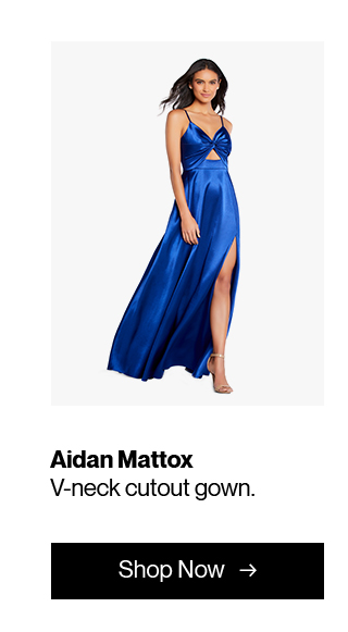Aidan mattox dress